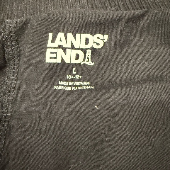 Lands' End Black Girls Tiered Skort Size Large - Picture 5 of 6